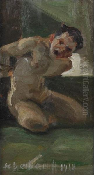 Nude Figure In Agony - view 1