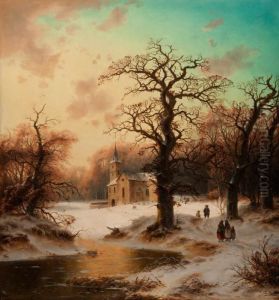 Winterlandschaft Mit Knorrigen
Eichenbaumen Vor Einer Kirche In Der Waldlichtung Und Figurenstaffage Winterlandschaft Mit Knorrigen
Eichenbaumen Vor Einer Kirche In Der Waldlichtung Und Figurenstaffage