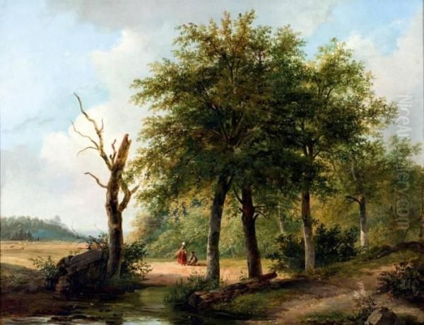 Houtsprokkelaars Aan De Bosrand - view 1