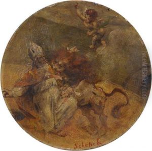 Il Martirio Di San Marcello by August Friedrich Schenck