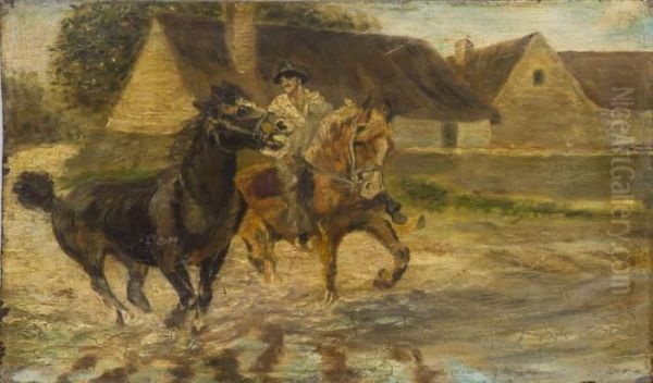 Figures On Horses - view 1