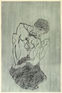 Kummernis by Egon Schiele