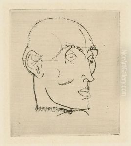 Mannliches Bildnis by Egon Schiele