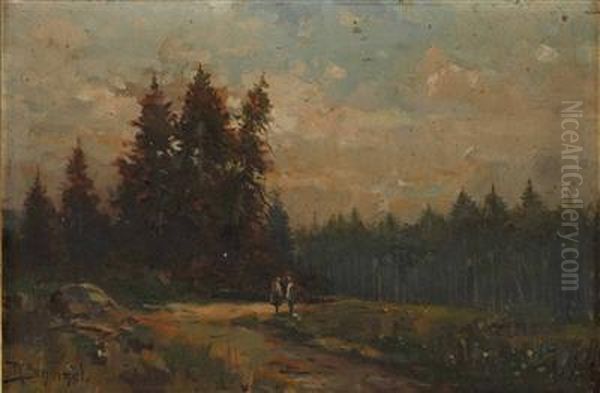 Waldweg Motiv Bei Villach - view 1
