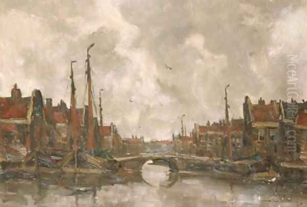 View of a Dutch harbour - view 1
