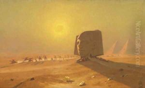 Sphinx in the Desert by Marcus Waterman