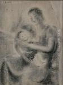 Moeder En Kind by Ferdinand Schirren