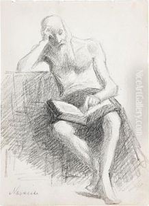 Study Of A Man by Helene Schjerfbeck