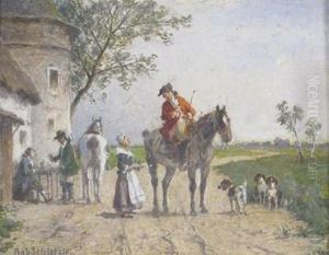 A Small Hunting Scene A Small Hunting Scene