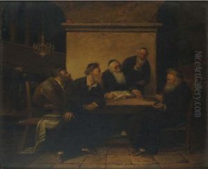 Talmudic Discussion by Carl Schleicher