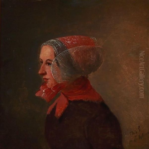 Portrait Of A Girl In A Folk Costume - view 1