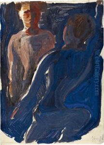 Vorubergehender Und Stehender by Oskar Schlemmer