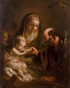 Heilige Familie by Martin Johann Schmidt