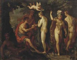 The Judgement of Paris by Joachim Wtewael (Uytewael)