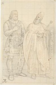 Rudiger Von Bechelaren Und Konig Etzel