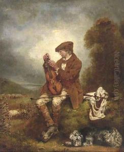 The young fiddler by Sir David Wilkie