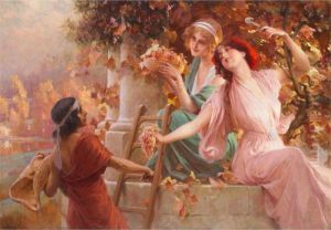Beauties Of The Harvest by Alois Hans Schramm