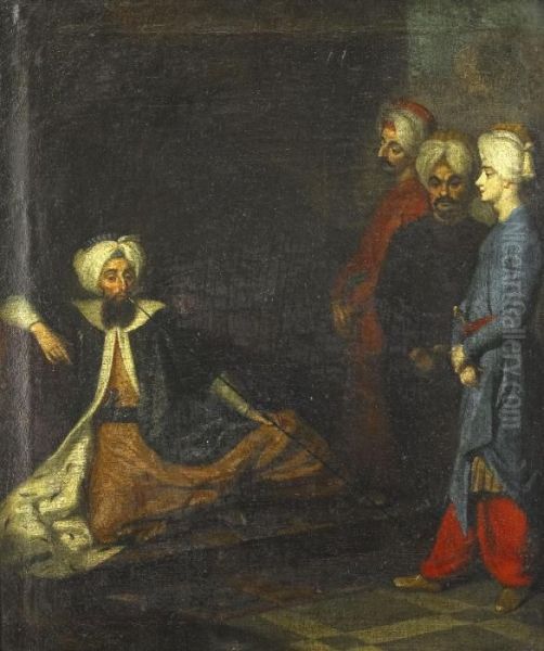 Turkiska Sandebudet Mustafa Aga Med Uppvaktning 1727 I Stockholm - view 1
