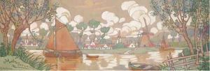 Paysage d'Ardenne by Rodolphe Paul Wytsman