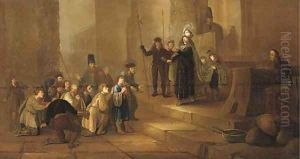 Joseph accusing Benjamin by Gerrit de Wet