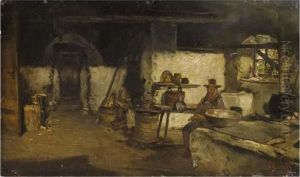 A Farmer's Kitchen In Pinzgau, Austria