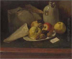 Still Life With Apples by Anton Schrodl