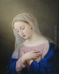 Die Madonna Im Gebet by Franz Schrotzberg