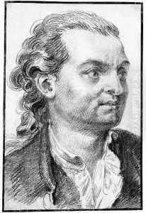 The Head Of A Man by Pierre-Alexandre Wille