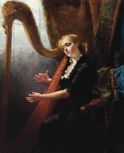 Playing The Harp