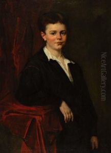 Portret Van Henri Knap by Therese Schwartze