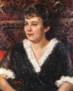 Portrait Of Lizzy Ansingh by Therese Schwartze