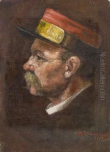 Profile Portrait Of A Postman