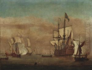 The Flagship Royal Sovereign by Samuel Scott