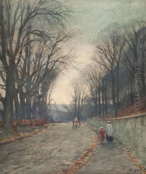 Dusk On Yarrow Road, Selkirk - view 1