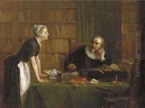 Jacob Cats in his library, Zorgvliet - view 1