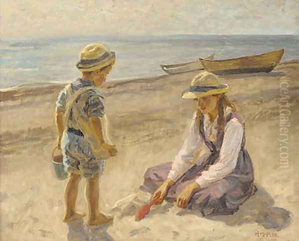 On the beach - view 1