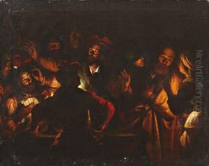 De Verloochening Door Petrus by Gerard Seghers