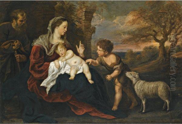 The Holy Family With The Infant Saint John The Baptist - view 1
