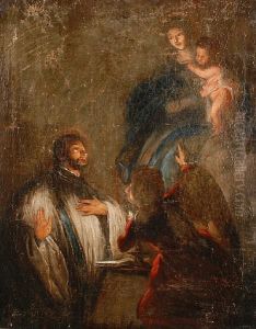 The Madonna Appearing To Saint Francisxavier
