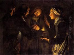 Le Reniement De Saint- Pierre by Gerard Seghers