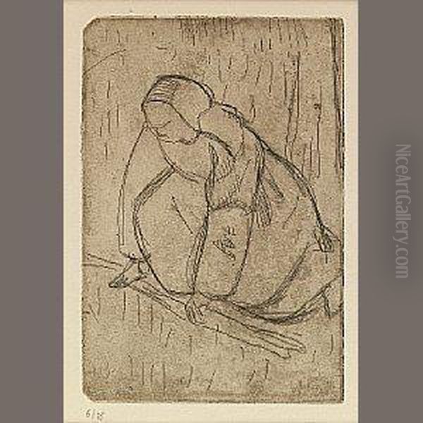 Jeune Femme Couchee - view 1