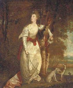 Portrait of a lady by Benjamin Wilson