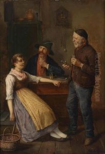 Tavern Flirtation by Anton Seitz