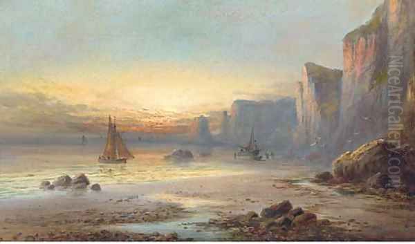 Low-tide at sunset - view 1