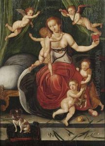 Venus Mit Putti Als Allegorie Der Liebe