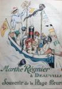 Marthe Regnier A Deauville