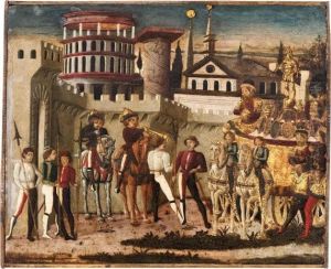 Scena Di Trionfo All'antica by Giovanni di ser Giovanni Guidi (see Scheggia)