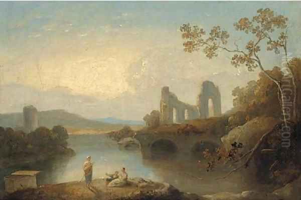 Figures in an Arcadian landscape 2 - view 1