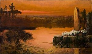 Tramonto Sulla Palude by Enrique Serra y Auque