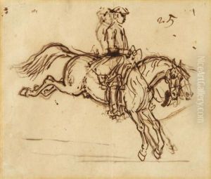Horse And Rider by James Seymour